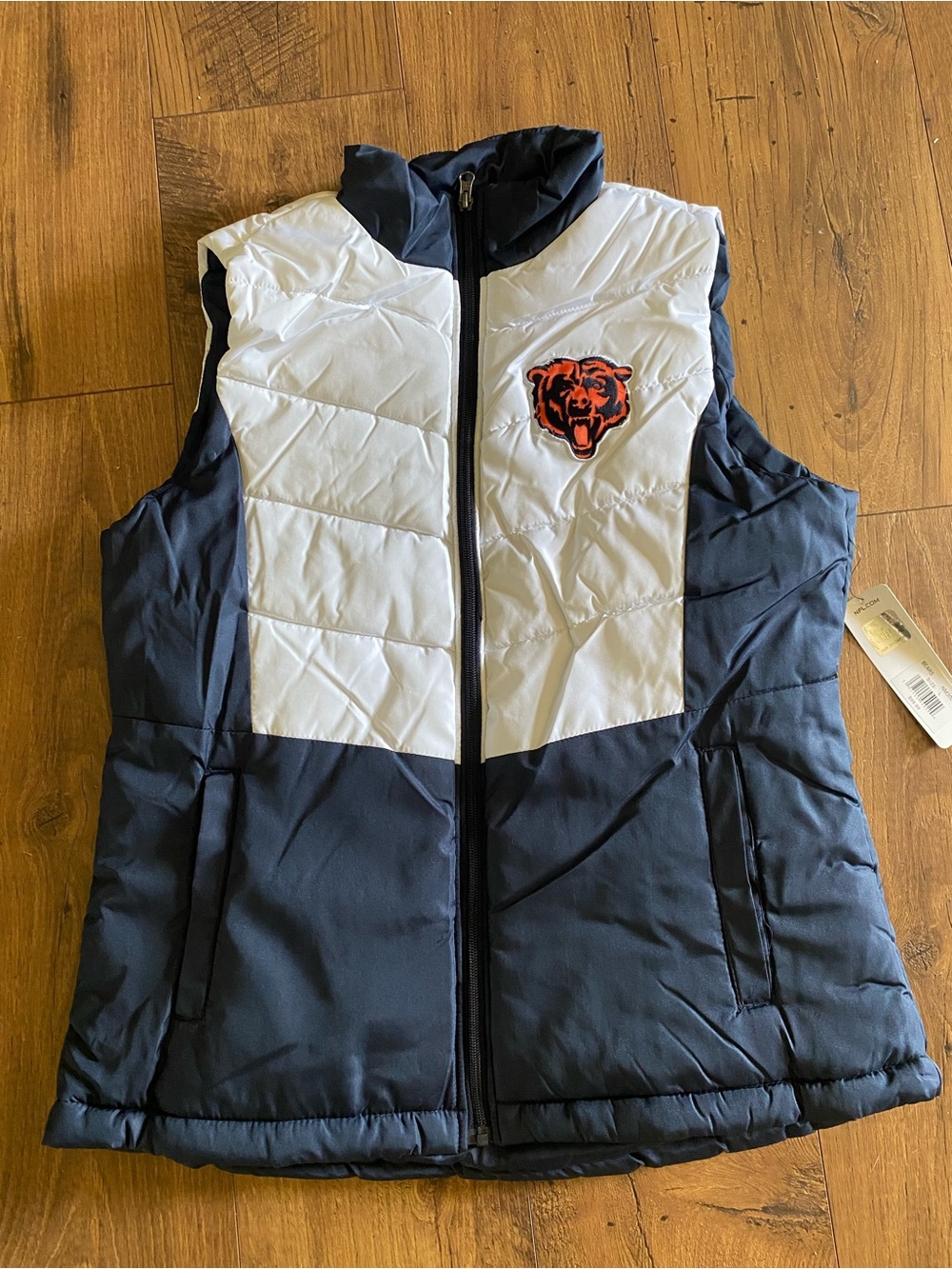 Women’s NFL Licensed Chicago Bears Puffer Vest Large
